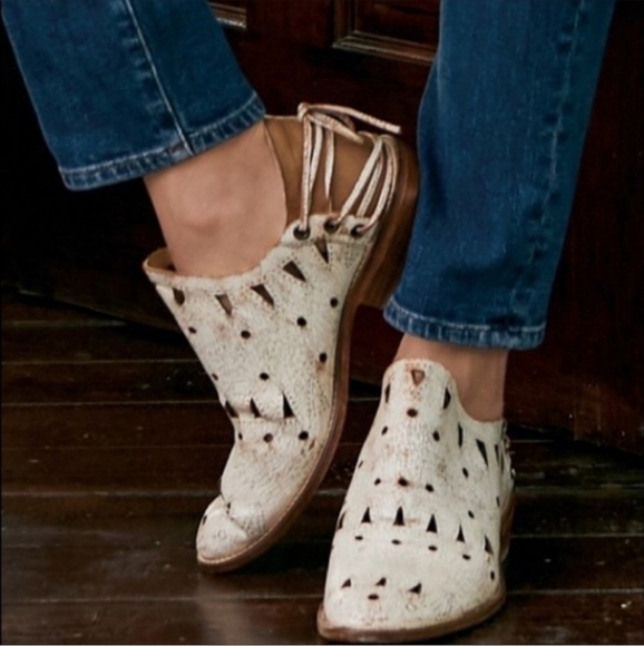 ANTHROPOLOGIE  Musse & Cloud Coolway Anisse Leather Boho Western Booties size 7 - Picture 3 of 16